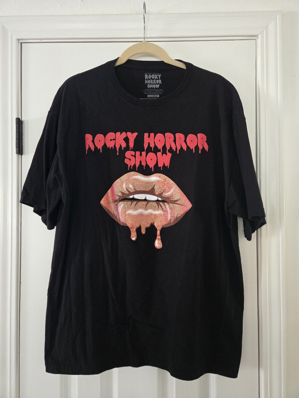 Rocky Horror Show Lips Logo Boyfriend Fit Womans T-Shirt